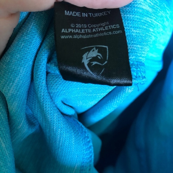 Alphalete Leggings Blue Compression XS - Picture 7 of 9